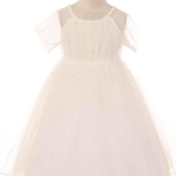 Pearls and tulle off white only